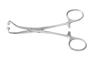 Medline Non-Perforated Towel Clamps - Nonperforated Hemostat Towel Clamps, 5" (12.7 cm) - MDS1412313