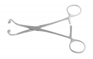 Medline Non-Perforating Towel Forceps - Nonperforating Towel Forceps, Hemostat, German Grade Stainless Steel, 4" - MDS1412511