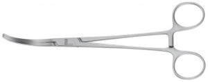 Medline Cooley Curved Cardiovascular Clamp - Forcep, Hemostat, Cooley 