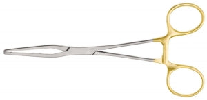 Medline Fogarty Clamps - Fogarty Hemostat Forceps, Hydragrip, Angled - MDS1456136