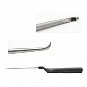 Medline Microsect Cervical Curettes - Size #2 10" (25.4 cm) Long Backward Angled Microsect Curette - MDS1475014