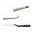 Medline Microsect Cervical Curettes - Size #2 10" (25.4 cm) Long Backward Angled Microsect Curette - MDS1475014