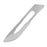 Medline Sterile Disposable Carbon-Steel Blades - Carbon Steel Blade, Sterile, #20, Disposable - MDS15020