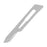 Medline Sterile Disposable Stainless-Steel Blades - Sterile Disposable Stainless Steel Surgical Blade, No. 20 - MDS15120