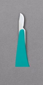 Medline Disposable Surgical Scalpels - Disposable Scalpel with Stainless Steel Blade, Sterile, No. 15 - MDS15215