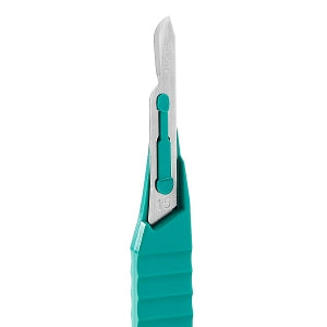 Medline Disposable Surgical Scalpels - Disposable Scalpel with Stainless Steel Blade, Sterile, No. 15 - MDS15215