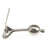 Medline Auvard Vaginal Specula - Auvard Vaginal Speculum, Size XL, Coated, 2.5 lb., 4" x 1-3/4" - MDS1522793