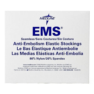 Medline EMS Knee-High Anti-Embolism Stockings - EMS Knee-High Anti-Embolism Stockings, Size S Long - MDS160628