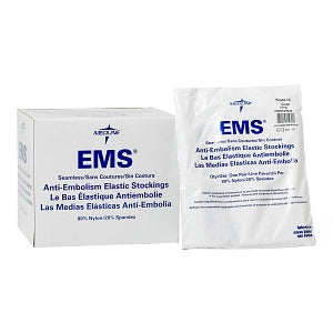 Medline EMS Knee-High Anti-Embolism Stockings - EMS Knee-High Anti-Embolism Stockings, Size S Long - MDS160628