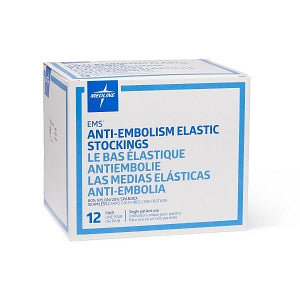 Medline EMS Knee-High Anti-Embolism Stockings - EMS Knee-High Anti-Embolism Stockings, Size M Regular - MDS160644