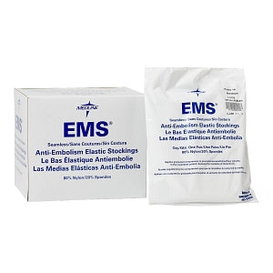 Medline EMS Knee-High Anti-Embolism Stockings - EMS Knee-High Anti-Embolism Stockings, Size M Long - MDS160648