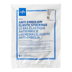 Medline EMS Knee-High Anti-Embolism Stockings - EMS Knee-High Anti-Embolism Stockings, Size L Long - MDS160668