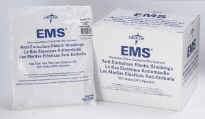 Medline EMS Knee-High Anti-Embolism Stockings - EMS Knee-High Anti-Embolism Stockings, Size XL Long - MDS160688