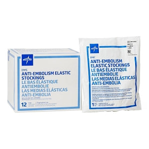 Medline EMS Knee-High Anti-Embolism Stockings - EMS Knee-High Anti-Embolism Stockings, Size XL Long - MDS160688