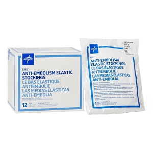 Medline EMS Knee-High Anti-Embolism Stockings - EMS Knee-High Anti-Embolism Stockings, Size 2XL Long - MDS160698