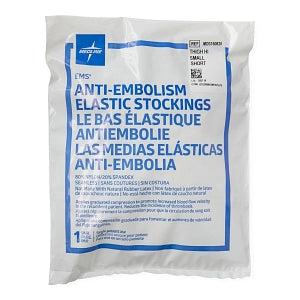 Medline EMS Thigh-High Anti-Embolism Stockings - EMS Thigh-High Anti-Embolism Stocking, Size Small Short - MDS160820