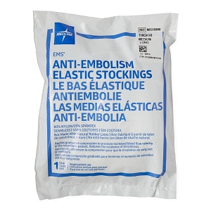 Medline EMS Thigh-High Anti-Embolism Stockings - EMS Thigh-High Anti-Embolism Stocking, Size Medium Long - MDS160848