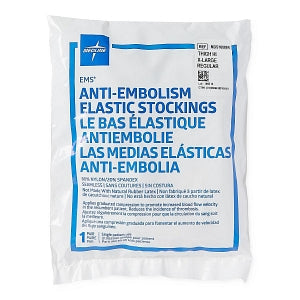 Medline EMS Thigh-High Anti-Embolism Stockings - EMS Thigh-High Anti-Embolism Stocking, Size XL Regular - MDS160884