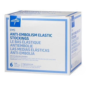 Medline EMS Thigh-High Anti-Embolism Stockings - EMS Thigh-High Anti-Embolism Stocking, Size 2XL Regular - MDS160894