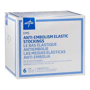 Medline EMS Thigh-High Anti-Embolism Stockings - EMS Thigh-High Anti-Embolism Stocking, Size 2XL Regular - MDS160894