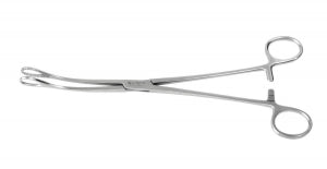 Medline Foerster-Ballenger Curved Sponge Forceps - Foerster-Ballenger Curved Tip Sponge Forceps, Serrated, 10" - MDS1617125