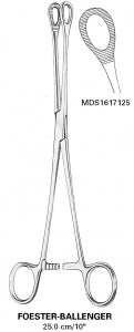 Medline Foerster-Ballenger Curved Sponge Forceps - Foerster-Ballenger Curved Tip Sponge Forceps, Smooth, 10" - MDS1617325