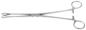 Medline Foerster Sponge Forceps - Foerster Insulated Sponge Forceps, Straight, 12" - MDS1677030