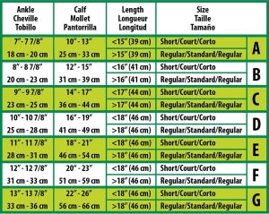 Medline CURAD Knee-High Compression Hosiery - CURAD Knee-High Compression Hosiery with 15-20 mmHg, Black, Size G, Regular Length - MDS1701GB