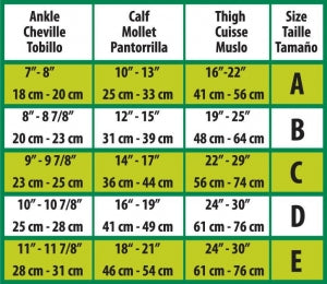 Medline CURAD Thigh-High Compression Hosiery - CURAD Thigh-High Compression Hosiery with 15-20 mmHg, Tan, Size A - MDS1706AT