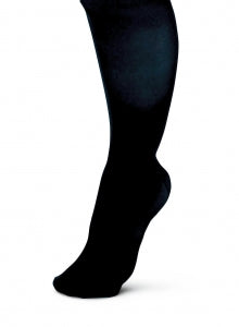 Medline CURAD Knee-High Compression Hosiery - CURAD Knee-High Compression Hosiery with 8-15 mmHg, Black, Size L, Short Length - MDS1713CBS