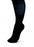 Medline CURAD Knee-High Compression Hosiery - CURAD Knee-High Compression Hosiery with 8-15 mmHg, Black, Size L, Short Length - MDS1713CBS