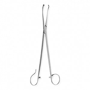 Medline White Tonsil Seizing Forceps - FORCEP, TONSIL, WHITE, 4X4, 7.5" - MDS1721005