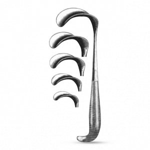 Medline Brewster Retractors - 9-1/2" (24 cm) Brewster Retractor with 1-3/4" x 1" Blade - MDS1817802