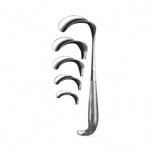 Medline Brewster Retractors - 9-1/2" (24 cm) Brewster Retractor with 2-1/4" x 1-3/4" Blade - MDS1817804