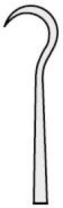 Medline Frazier Dura Hook - HOOK, SKIN, FRAZIER, SHARP, 3MM, 5", 13CM - MDS1821413