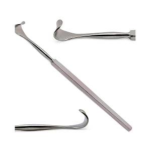 Medline Desmarres Eyelid Retractors - 6.25" (15.8 cm) Delicate Desmarres Eyelid Retractor with 16 mm Blade - MDS1823016