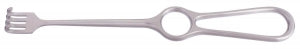 Medline Finger Volkmann Retractors - RETRACTOR, VOLKMANN, BLUNT, 3 PRONG, 4 1/2" - MDS1838003