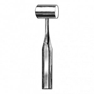 Medline Cottle Mallets - 7.5" (19 cm) Long Cottle Mallet with 1-1/8" (2.9 cm) Diameter Face (One Flat Face of Replaceable Nylon, One Round Face) - MDS1879849