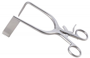 Medline Williams-Style Discectomy Retractors - 7" (17.8 cm) Williams-Style Discectomy Retractor with Left Hook 50 mm x 20 mm Blade - MDS1885020