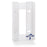 Medline Horizontal- or Vertical-Mount Clear Plastic Glove Dispensers - Plastic Single Glove Box Holder, 100-Count Box Compatible - MDS191099B