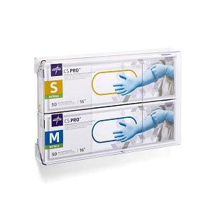 Medline Extended Length Glove Box Holder - Extended Length Plastic Glove Box Holder, Double - MDS192096XL