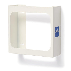 Medline White Powder-Coated Steel Glove Dispensers - White Powder-Coated Steel Glove Holder, Vertical Mount, Double - MDS192097B