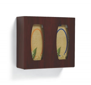 Bowman Faux Wood Glove Dispensers - Faux Wood Glove Box Holder, Maple, Double - GL020-0223