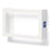 Medline White Powder-Coated Steel Glove Dispensers - White Powder-Coated Steel Glove Box Holder, Horizontal Mount, Triple - MDS193097B