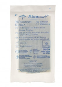 Medline Aloetouch Sterile 12" Powder-Free Nitrile Exam Gloves - GLOVE, EXAM, NITRILE, ALOE, STRL, 12", SNG - MDS194084