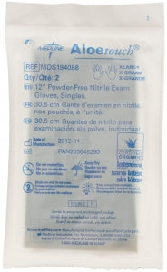 Medline Aloetouch Sterile 12" Powder-Free Nitrile Exam Gloves - Aloetouch Exam Gloves, Nitrile, Powder-Free, Sterile, Size XL, 12" - MDS194088