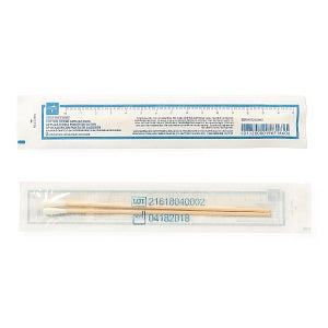 Medline Sterile Cotton-Tipped Applicator - Sterile Cotton-Tipped Wood Applicators, 6" - MDS202000