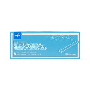 Medline Sterile Cotton-Tipped Applicator - Sterile Cotton-Tipped Wood Applicators, 6" - MDS202010