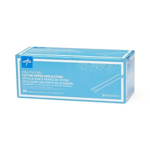 Medline Sterile Cotton-Tipped Applicator - Sterile Cotton-Tipped Wood Applicators, 6" - MDS202010