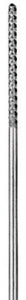 Medline Lathbury Cotton Applicators - Lathbury Cotton Applicator, Nickel-Silver Alloy, 6" Overall Length, Triangular Tip, Light Model - MDS2022711